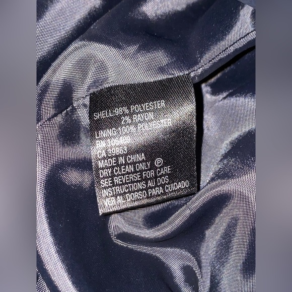 Tahari Arthur S. Levine Pinstripe Button Down Jacket Size 16 Career Office Work - Picture 4 of 7